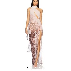 Imani Maxi Dress in Imani Zebra